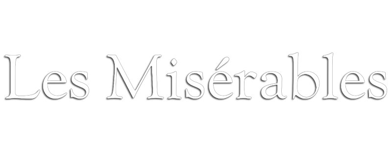 les miserables logo black and white