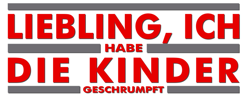 Liebling, ich habe die Kinder geschrumpft