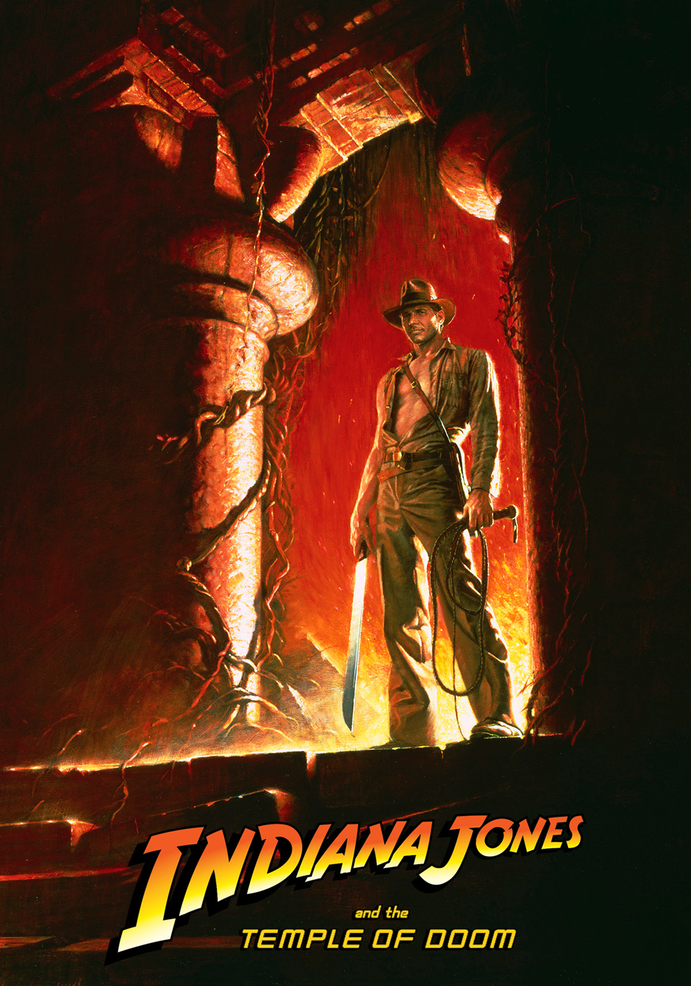 Indiana Jones and the Temple of Doom film afişi (1984)