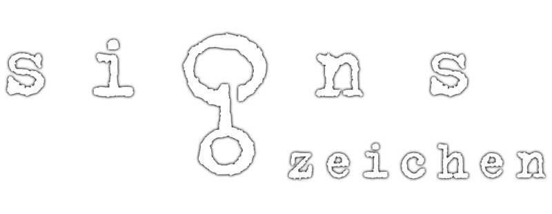 Signs - Zeichen