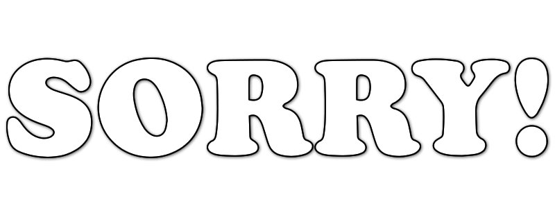 Sorry!