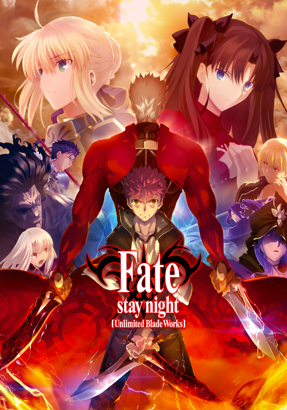 003 Fate Stay Night Heavens Feel Saber Lancer Fight Anime 14 X22 Poster Home Garden Home Decor Theveterinarymedicine Com